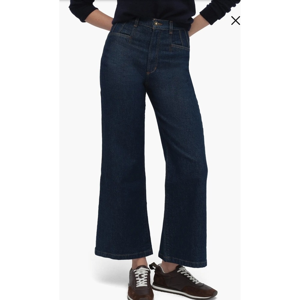 Favorite Daughter The Jordie Jeans Womens 27 Super‎ High Rise Wide Leg Pepper